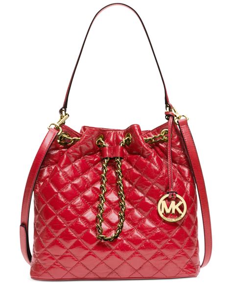 red michael kors purses